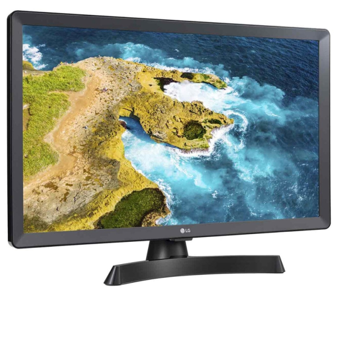 LG 28TQ515S-PZ, 28.0" WVA, LED non Glare, Smart webOS 22, TV Tuner DVB-T2/C /S2, 1000:1, Mega DFC, 250cd, 1366x768, Wi-Fi, LAN, AirPlay, WiDi, Miracast, HDMI, CI Slot, USB 2.0, Optical Out, AI Sound, Speaker 5W, Black (тъмнейл - 2)