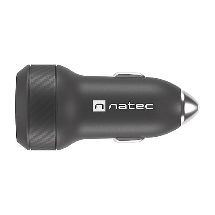 Natec Coney 1xUSB, 1xUSB-C Quick charger 48W, Black