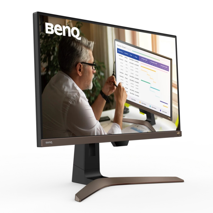 BenQ EW2880U, 28" IPS, 5ms, 3840x2160 4K, Entertainment, 90% DCI-P3, FreeSync, Rem.Control, HDRi, Flicker-free, B.I.+, LBL, ePaper, 1000:1, 300 cd/m, HDMI (v2.0)x2, DP, USB Type-C(PD60W/ Thunderbolt 3), Speak.3Wx2, Tilt, HAdj.St.100mm, Vesa, Black (тъмнейл - 3)