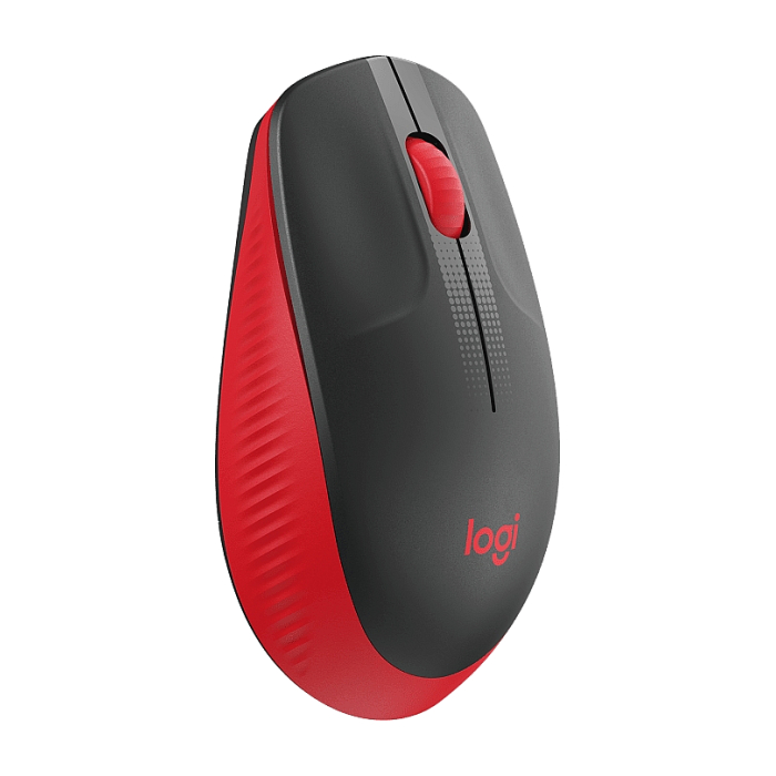 Logitech M190 Full-size wireless mouse - RED - 2.4GHZ - N/A - EMEA - M190 (тъмнейл - 1)