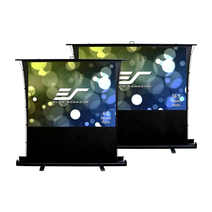 Elite Screen F86NWX2, 86" (16:10),Kestrel Tab-Tension Floor-up CLR , 185.2 x 115.8 cm, MaxWhite, Black