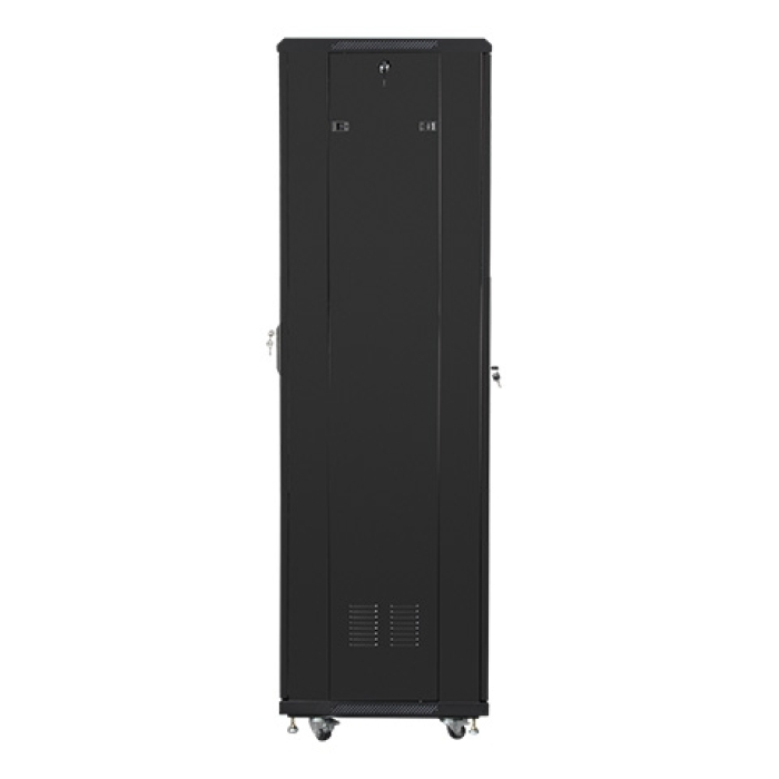 Lanberg rack cabinet 19" free-standing 42U / 600x600 self-assembly flat pack, black (тъмнейл - 4)