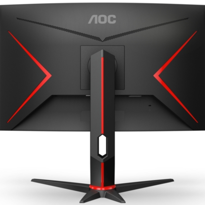 AOC C27G2ZU/BK, 27" Curved 1500R VA WLED, 1920x1080@240Hz, 1ms GtG, 0.5MPRT, 300cd/m2, 3000:1, 80M:1, FreeSync Premium, FlickerFree, Low Blue Light, 2Wx2, Tilt, Height Adjust, Swivel, 2xHDMI, DP, USB hub (тъмнейл - 4)