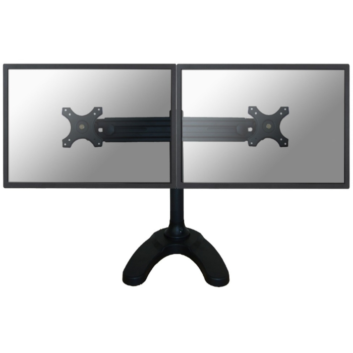 Neomounts by NewStar Flat Screen Desk Mount (stand/grommet) for 2 Monitor Screens (тъмнейл - 1)