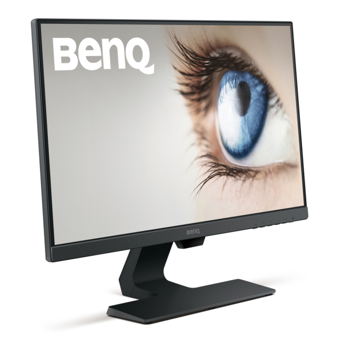 BenQ GW2480, 23.8" IPS, 5ms, 1920x1080 FHD, Stylish Eye Care Monitor, Flicker-free, LBL, Brightness Intelligence (B.I.), 1000:1, 20M:1 DCR, 8 bit, 250cd/m2, VGA, HDMI, DP, Speakers, Headphone jack, Line In, Tilt, Vesa, ES7.0, Ultra Slim Bezel, Black (тъмнейл - 1)