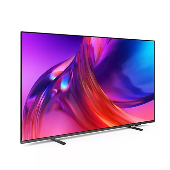 Philips 65PUS8518/12, 65" THE ONE, UHD 4K LED, 60Hz, 3840x2160, DVB-T/T2/T2-HD/C/S/S2, Ambilight 3, HDR10+, HLG, Google TV, Dolby Vision, Atmos, Quad Core P5 Perfec with Al, 16GB, VRR, HDMI, 2xUSB, Cl+, WCG 90% DCI/P3, 802.11ac, Lan, 20W RMS, Alum (тъмнейл - 2)