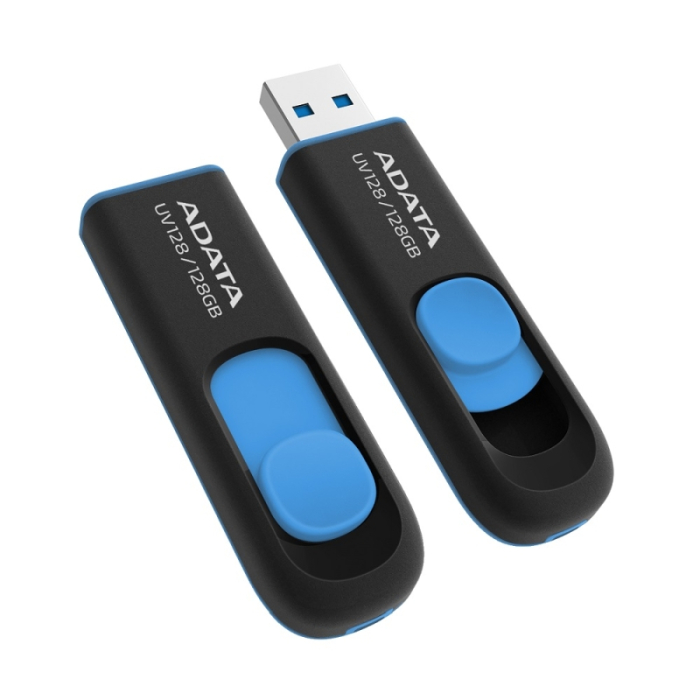 ADATA UV128 128GB USB 3.2 Black (тъмнейл - 1)