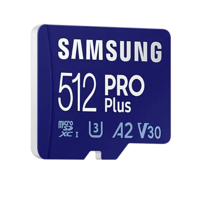 Samsung 512GB micro SD Card PRO Plus with Adapter, Class10, Read 160MB/s - Write 120MB/s (тъмнейл - 2)