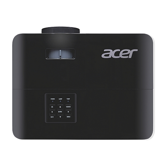 Acer Projector X1128H, DLP, SVGA (800x600), 4800Lm, 20 000:1, 3D ready, 40 degree Auto keystone, ACpower on, HDMI, VGA, RCA, USB(Type A, 5V/1.5A), Audio in, 1x3W, 2.7kg, Black (тъмнейл - 2)