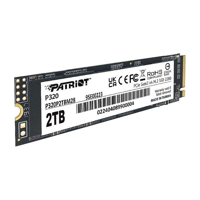 Patriot P320 2TB M.2 2280 PCIE (тъмнейл - 2)