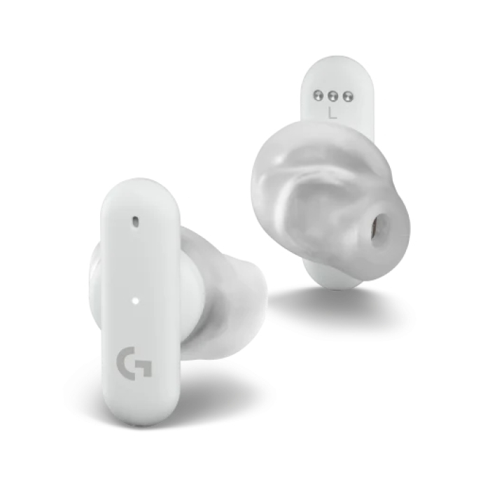 Logitech FITS True Wireless Gaming Earbuds - WHITE - 2.4GHZ/BT - PLUGA - EMEA28-935 - EMEA