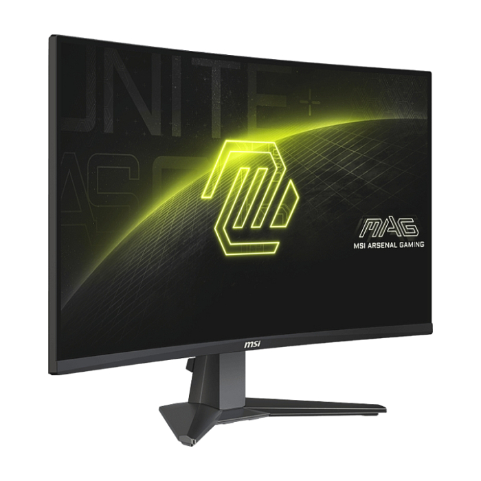 MSI MAG 27C6F, 27", Rapid VA, 180Hz, 0.5ms, VRR, CEC, CONSOLE MODE, 1920x1080 FHD, Curved, Anti-glare, Adaptive-sync, Frameless, Anti-Flicker, LBL, 250 nits, 3000:1, 100M:1, 1x Display Port (1.2a), 2x HDMI (2.0b), Headphone out, Tilt, FRAMELESS, VESA (тъмнейл - 2)