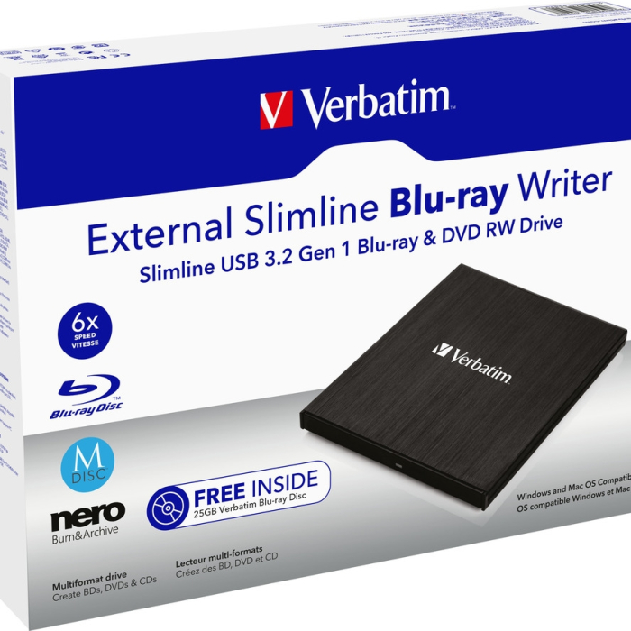 Verbatim External Slimline Blu-ray USB 3.0 (тъмнейл - 3)