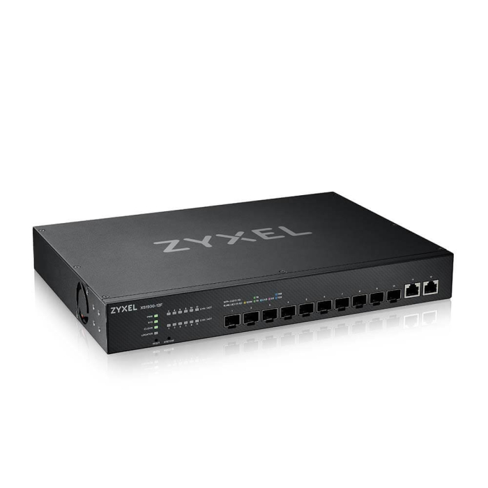 ZyXEL XS1930-12F, 10-port 10G Smart Managed Fiber Switch, 2 Multi-Gigabit Ports на супер цена