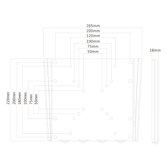 Neomounts by NewStar Flat Screen Wall Mount (fixed, ultrathin) (тъмнейл - 3)