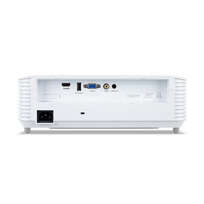 Acer Projector X118HP, DLP, SVGA (800x600), 4000 ANSI Lumens, 20000:1, 3D, HDMI, VGA, RCA, Audio in, DC Out (5V/2A, USB-A), Speaker 3W, Bluelight Shield, Sealed Optical Engine, LumiSense, 2.7kg, White (тъмнейл - 3)