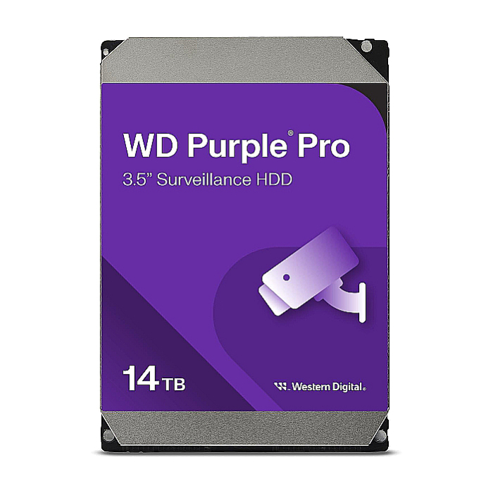 Western Digital Purple Pro 14TB ( 3.5'', 512MB, 7200 RPM, SATA 6Gb/s ) на супер цена