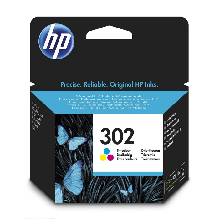 HP 302 Tri-color Original Ink Cartridge на супер цена