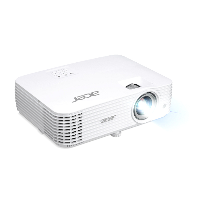 Acer Projector P1557Ki DLP, FHD (1920x1080), 4800 ANSI LUMENS, 10000:1, 2xHDMI 3D, Wireless dongle included, Audio in/out, USB type A (5V/1A), RS-232, Bluelight Shield, LumiSense, Built-in 10W Speaker, 2.9kg, White (тъмнейл - 1)