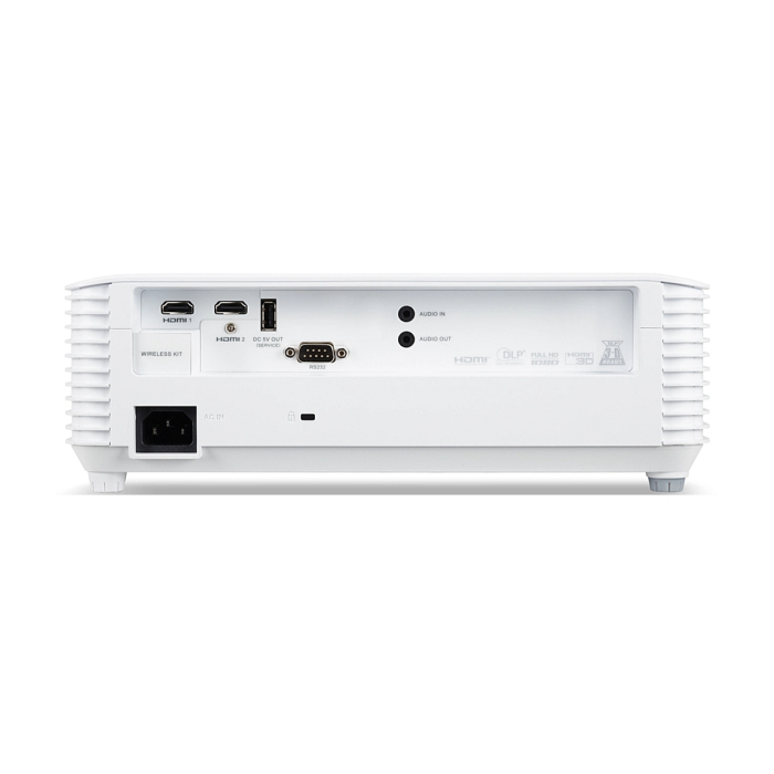 Acer Projector X1528Ki, DLP, 1080p (1920x1080), 5200Lm, Wireless dongle included, DLP, 10000:1, 3D, HDMI, USB, RGB, RS232, DC Out (5V/1A), 3W Speaker, 2.9Kg (тъмнейл - 4)