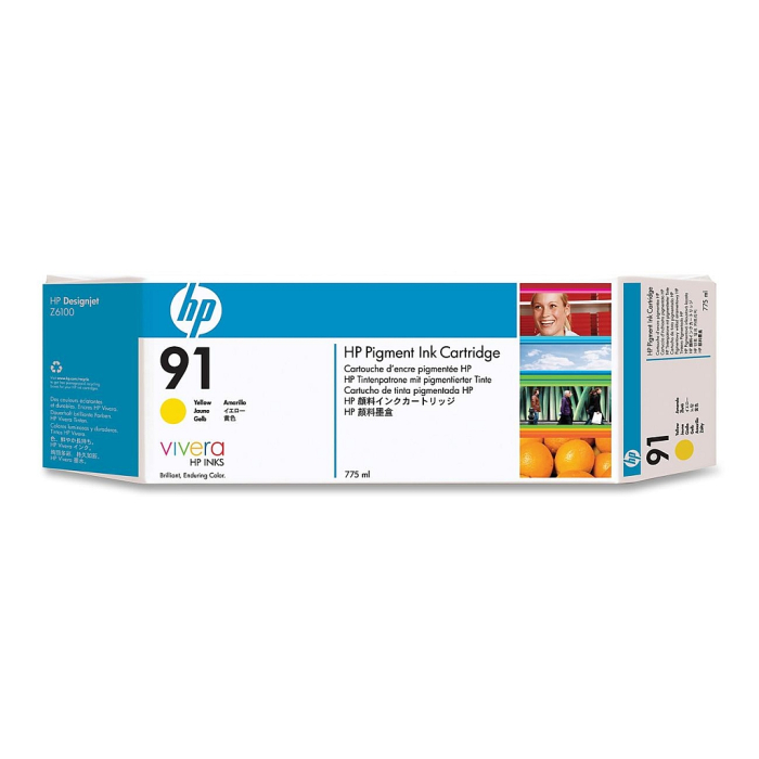 HP 91 775-ml Pigment Yellow Ink Cartridge на супер цена