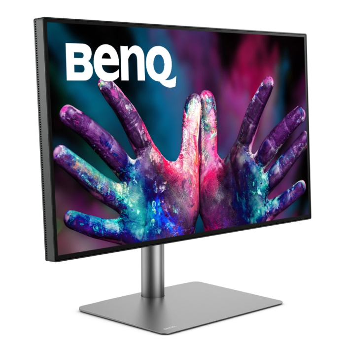 BenQ PD3220U 32" IPS LED 5ms 3840x2160 4K UHD, DesignVue Thunderbolt Mon, AQCOL., 100% sRGB,HDR400, B.I., LBL, KVM Switch, ICCsync, CAD/CAM, DualView, 1300:1, 350 cd/m2, 2xHDMI, DP,Thb 3x2(PD65W, DP alt),USB-C/USB 3.0x4,Sp.2x2W, HAdj., Swivel, Tilt, (тъмнейл - 3)