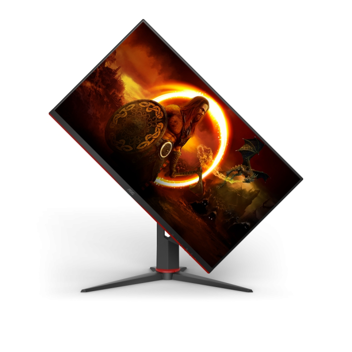 AOC Q27G2S/EU, 27" IPS WLED, 2560x1440@165HZ, 4ms GTG, 1ms MPRT, 350cd m/2, 1000:1, DCR 80M:1, G-Sync, FlickerFree, Low Blue Light, Tilt, Height Adjust, Pivot, Swivel, 2xHDMI, DP (тъмнейл - 3)