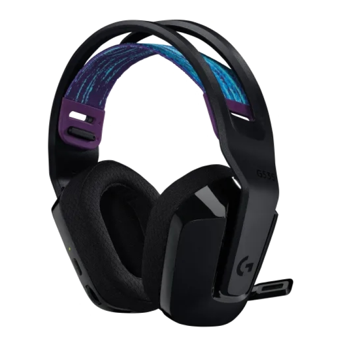 Logitech G535 LIGHTSPEED Wireless Gaming Headset - BLACK - EMEA (тъмнейл - 1)