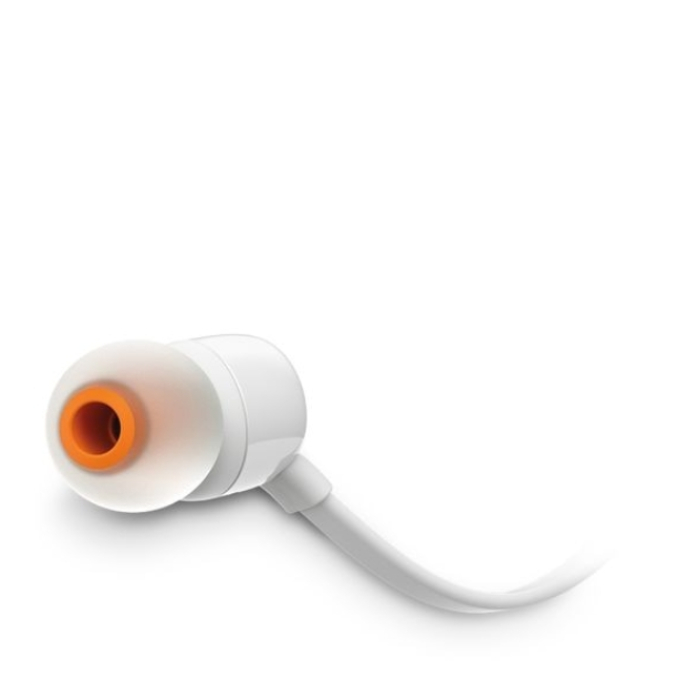 JBL T110 WHT In-ear headphones (тъмнейл - 1)