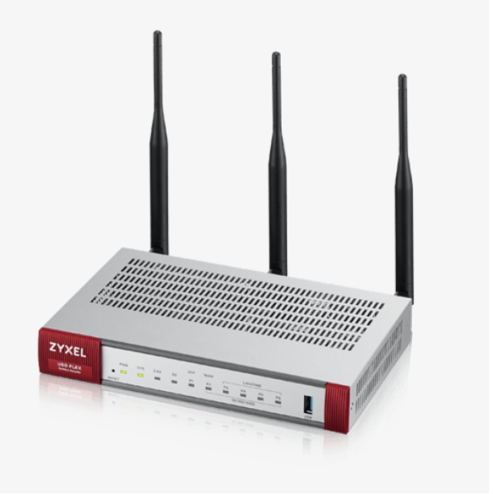 ZyXEL USG FLEX Series, 10/100/1000, 1*WAN, 4*LAN/DMZ ports, WiFi 6 AX1800, 1*USB with 1 yr UTM bundle на супер цена