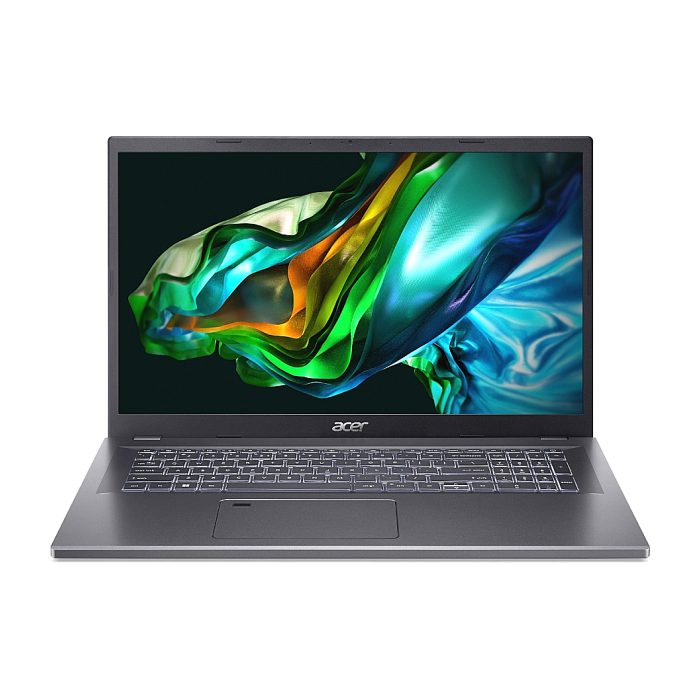 Acer Aspire 5 A517-58GM-74TF, Core i7 1355U(1.7GHz up to 5GHz, 12 MB), 17.3" FHD IPS, 16GB DDR4 (1 slot free), 512GB SSD, NVIDIA GeForce RTX2050 4Gb, FPR, Keyboard backlight, No OS, 36 months warranty (тъмнейл - 1)