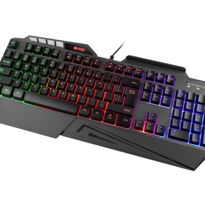 Fury Gaming Keyboard Skyraider Backlight US Layout (тъмнейл - 1)