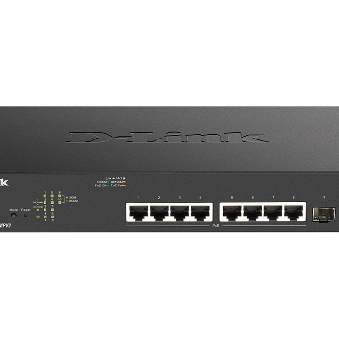 D-Link 10-Port PoE+ Gigabit Smart Managed Switch