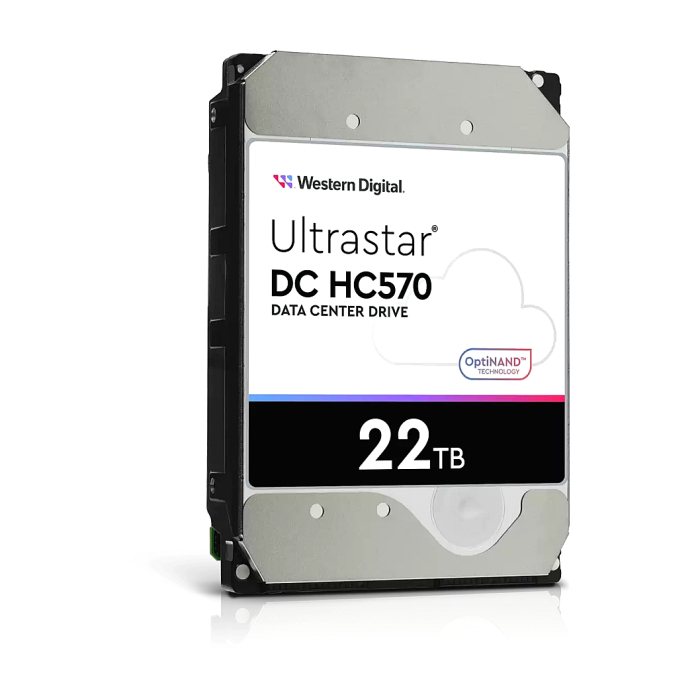 Western Digital Ultrastar 22TB ( 3.5", 512MB, 7200 RPM, SATA 6Gb/s, 512N SE NP3 ) (тъмнейл - 2)