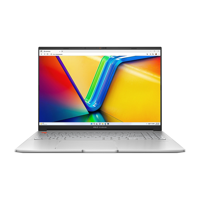 Asus Vivobook Pro OLED, K6602VV-OLED-MX731X,Intel Core i7-13700H 2.4 GHz (24MB Cache, up to 5.0 GHz,), 16" 3.2K (3200 x 2000) OLED 16:10 ,DDR5 16GB (8 GB on BD),1TBPCIEG3 SSD, RTX 4060 8GB, Windows 11 Pro, Cool Silver