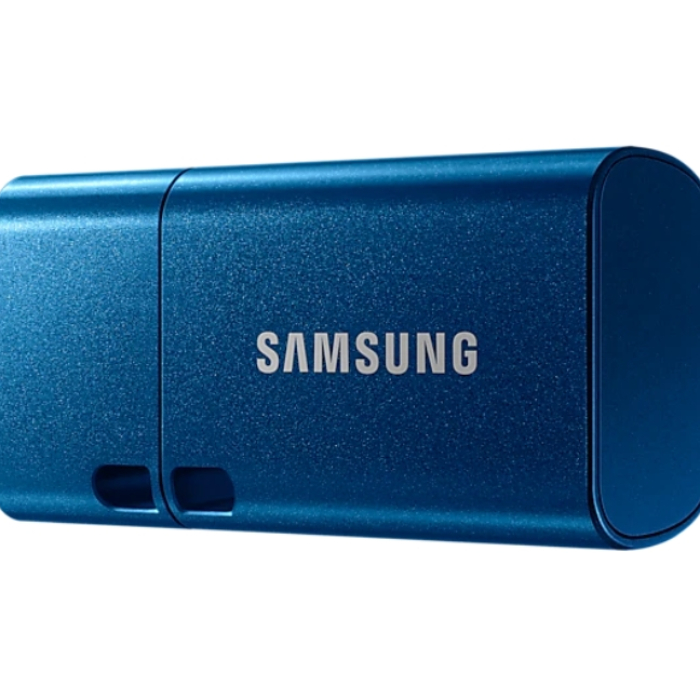 Samsung 256 GB Flash Drive, Read 400 MB/s, USB-C 3.2 Gen 1, Water-proof, Magnet-proof, X-ray-proof, Blue (тъмнейл - 1)