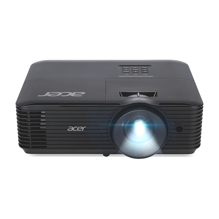 Acer Projector X129H, DLP, XGA (1024x768), 4800 ANSI Lumens, 20000:1, 3D, HDMI, VGA, RCA, Audio in, DC Out (5V/2A, USB-A), Speaker 3W, Bluelight Shield, LumiSense, 2.8kg, Black + Acer Nitro Gaming Mouse Retail Pack (тъмнейл - 2)