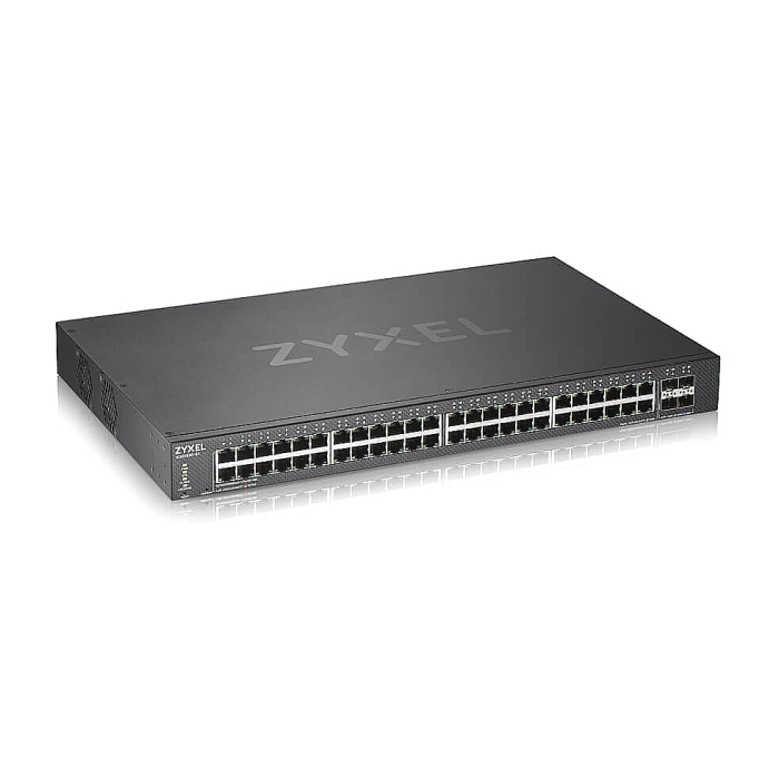 ZyXEL XGS1935-28HP, 28 Port Smart Managed PoE Switch, 24x Gigabit PoE and 4x 10G SFP+, hybrid mode, standalone or NebulaFlex Cloud, 375 Watt PoE (тъмнейл - 2)