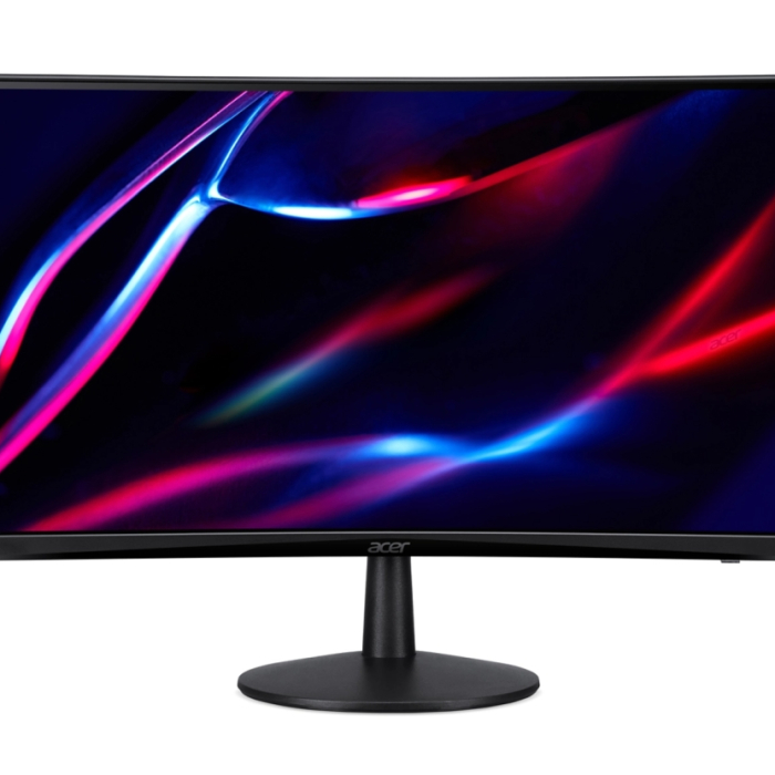 Acer Nitro ED240QS3bmiipx, 23.6" Curved 1500R, VA, Anti-Glare, FHD 1920x1080, ZeroFrame, FreeSync Premium, 180Hz, 1ms, 100M:1, 250 cd/m2, 1xDP, 2xHDMI, HDR ready, Speakers 2Wx2, Audio in/out, VESA, Tilt, Acer Display Widget, Black