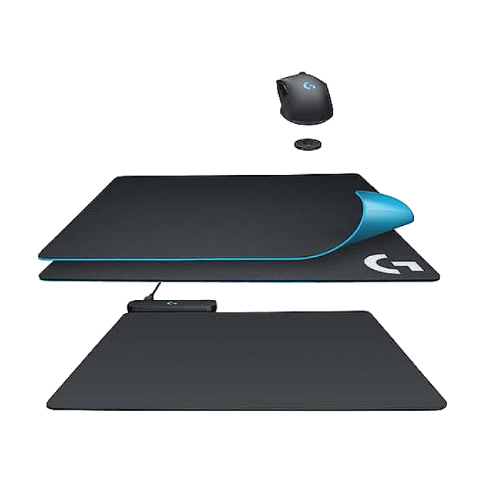 Logitech G Poweplay Wireless Charging System, Hard/Cloth Mouse Pad, G502/G703/G903/Pro X Superlight Compatible (тъмнейл - 2)