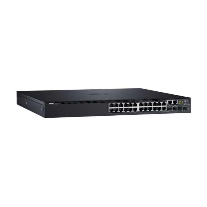 Dell Networking S3124, L3, 24x 1GbE, 2xCombo, 2x 10GbE SFP+ fixed ports, Stacking, IO to PSU airflow, 1x AC PSU, DNS3124T STOCK Smart Value, 210-AIMQ (тъмнейл - 3)