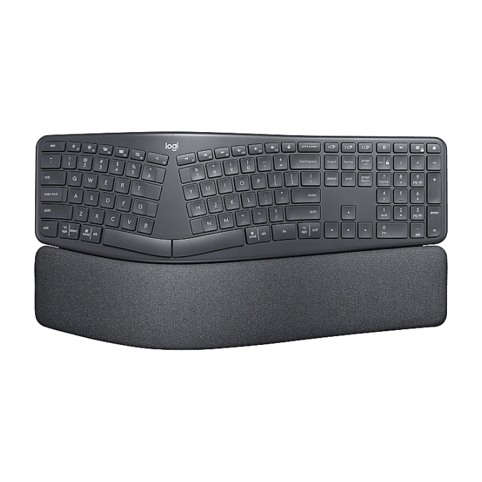 Logitech Wireless Keyboard ERGO K860, US INTL, Central, Graphite на супер цена