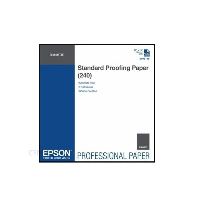 Epson Standard Proofing Paper, DIN A3+, 100 Sheets на супер цена