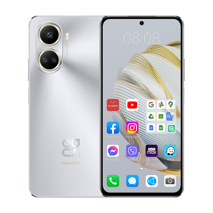 Huawei Nova 10 SE Silver, BNE-LX1, 6.67", 2400x1080, Qualcomm Snapdragon 680 4G, 8GB, 128GB, Camera 108+8+2MP/ Front 16MP, 4500mAh, FPT, BT 5.0, USB Type-C 2.0, HMS, EMUI 12