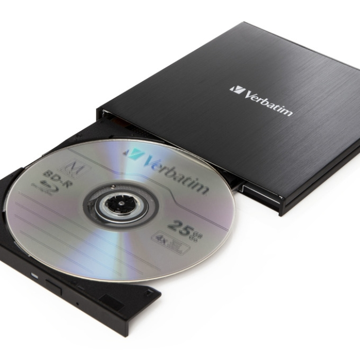 Verbatim External Slimline Blu-ray Writer Type-C (тъмнейл - 1)