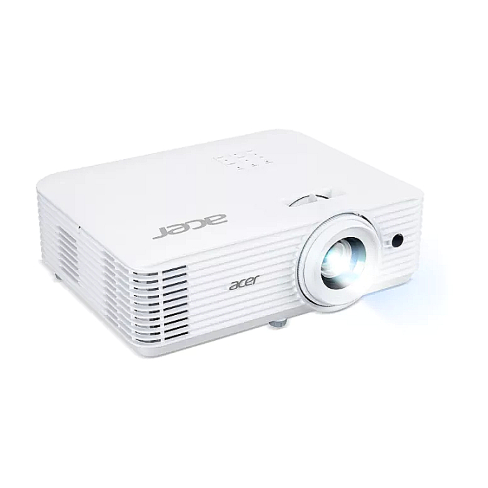 Acer Projector H6805BDa, DLP, 4K UHD (3840x2160), 4000 ANSI Lm, 20 000:1, 3D ready, HDR Comp., Auto Keystone, 24/7 oper., Low input lag, smart AptoidTV, 2xHDMI, VGA in, RS232, Audio in/out, 10W, 3.2Kg, Wireless dongle included, Bag, White + Acer T82-W01M (тъмнейл - 2)