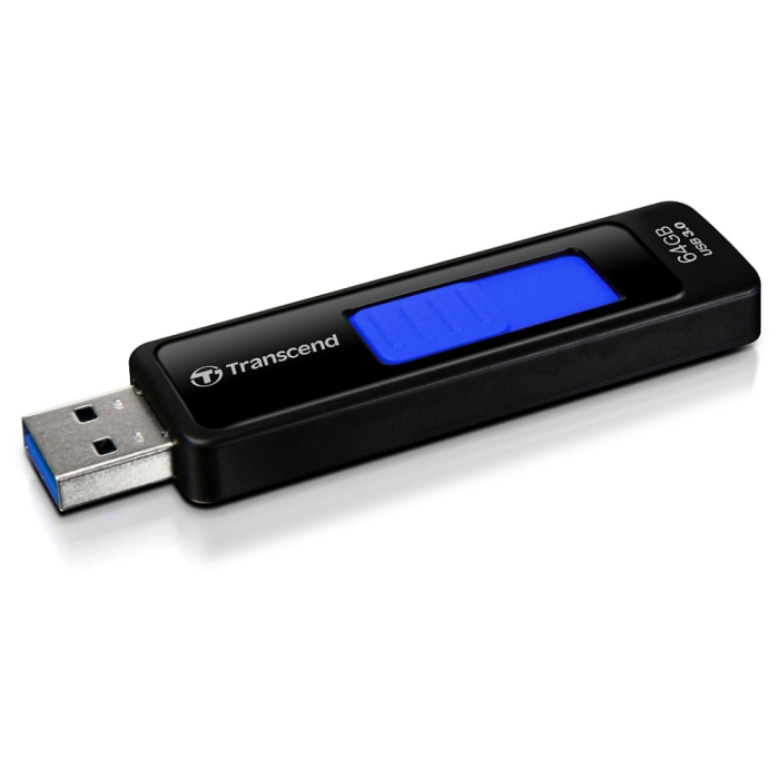 Transcend 64GB JETFLASH 760, USB 3.0 (Blue) (тъмнейл - 1)