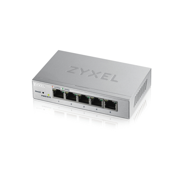 ZyXEL GS1200-5, 5 Port Gigabit web managed Switch на супер цена