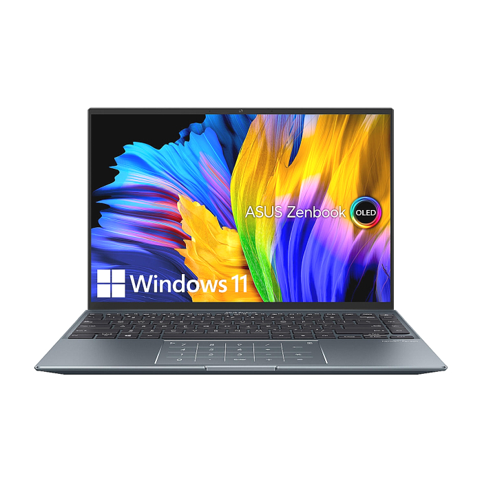 Asus Zenbook X OLED UX5401ZAS-OLED-KN731X, Num Pad, Intel Core i7-12700H/BGA OLED 14" 2.8K (2880 x 1800)WQ+ BEND GL TP 400NITS(HDR)DCIP3:100% 90HZ, 16GB LPDDR5(ON BD), PCIEG4 1TB SSD,Windows 11 Pro 64BIT, Zero-G Titanium на супер цена