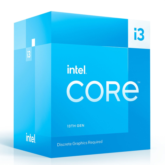 Intel Core i3-13100F 4C/8T (3.4GHz / 4.5GHz Boost, 12MB, 58W, LGA1700)